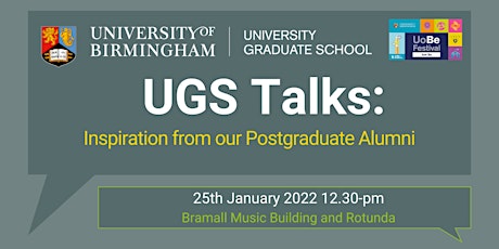 UGS Talks: Inspiration from our postgraduate alumni tickets