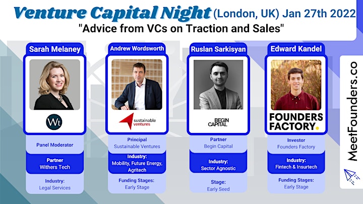 
		Venture Capital Night 2022  In-Person  London Event image
