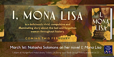 I, Mona Lisa: Natasha Solomons tickets