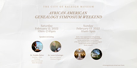 African American Genealogy Symposium tickets