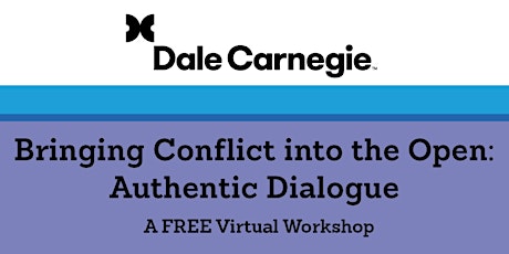 Bringing Conflict into the Open: Authentic Dialogue tickets