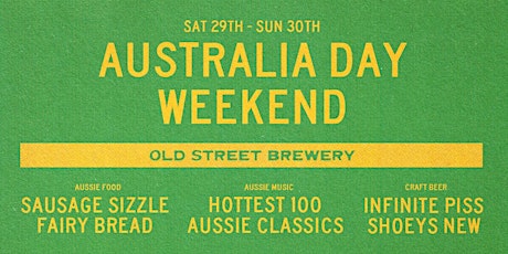 Australia Day Weekend tickets