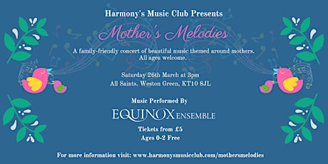 Mother's Melodies: A Family Concert for Mother’s Day Weekend tickets