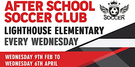 Lighthouse After School Soccer - 9th Feb-6th April