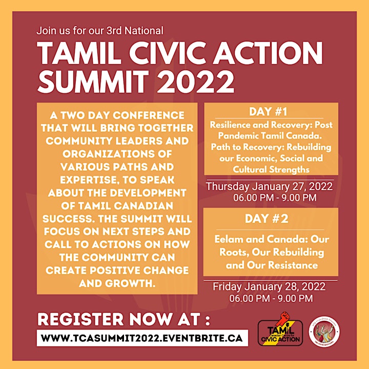 Tamil Civic Action Summit 2022 image
