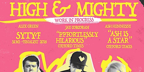 High And Mighty  - Stand-up Comedy WIP tickets