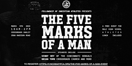 Fellowship of Christian Athletes presents: 5 Marks of a Man tickets