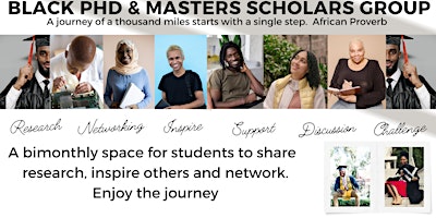 Black PhD & Masters Scholars- Networking and Study Skills primary image