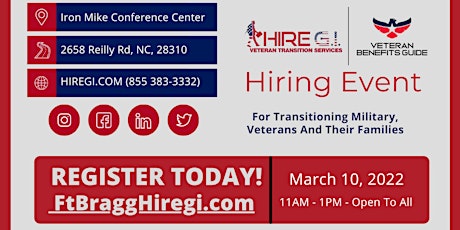 Fort Bragg Hiring Event - March 2022 tickets