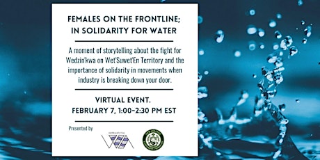 Females On the Frontline; In Solidarity For Water tickets