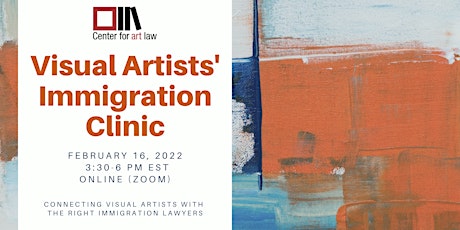 Visual Artists' Immigration Clinic tickets