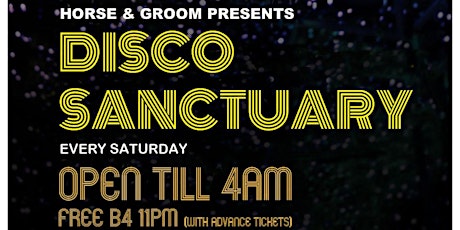 Disco Sanctuary tickets
