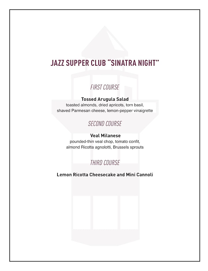 Jazz Supper Club "Sinatra Night" image