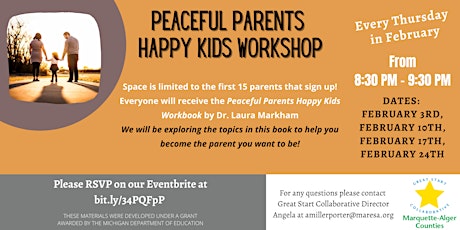 Peaceful Parents, Happy Kids Workshop tickets
