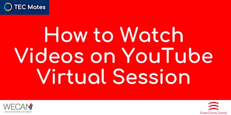 TEC Mates - How to Watch Videos on YouTube Virtual Session tickets