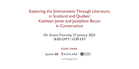 Exploring Environment through Literature: Kathleen Jamie & Joséphine Bacon tickets