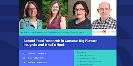 School Food Research in Canada: Big Picture Insights and What’s Next tickets