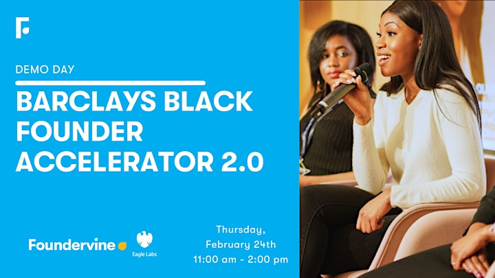 Barclays Black Founder Accelerator - Demo Day image