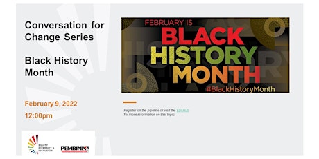 Conversation for Change - Black History Month tickets