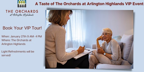 A Taste of The Orchards at Arlington Highlands tickets