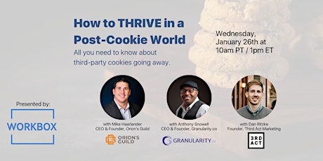 How to THRIVE in a Post-Cookie World. tickets
