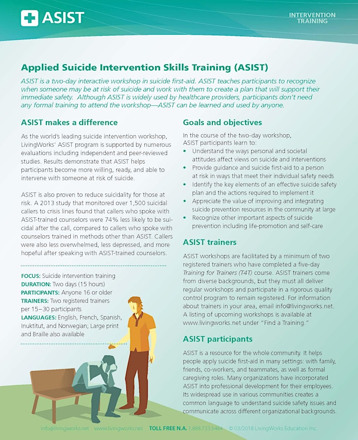 [22072122S] ASIST Suicide Prevention Training (Las Vegas) image