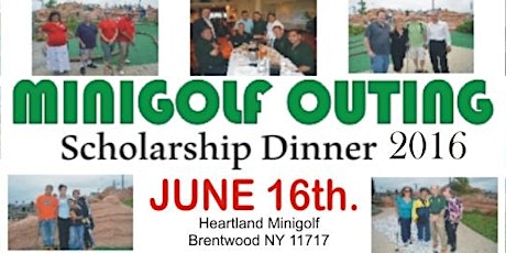 2016 SCHOLARSHIP DINNER & MINIATURE GOLF WITH FAMILY EVENT primary image