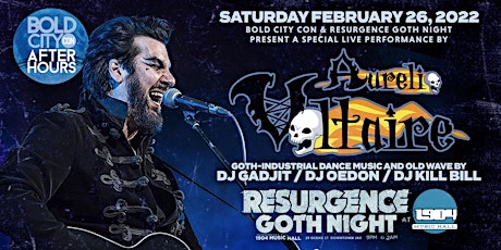 Bold City Con SATURDAY After Party: RESURGENCE Goth Night - 1904 Music Hall tickets