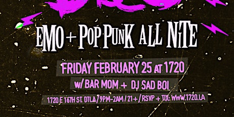 Riot! At the Disco [Emo + Pop Punk Nite] tickets