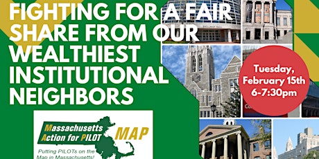 Fighting for a Fair Share From Our Wealthiest Institutional Neighbors tickets