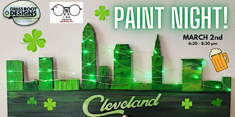 St. Patty's Day Light Up Skyline | Paint Night! tickets