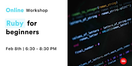 Online Workshop: Your first steps in coding  with Ruby tickets