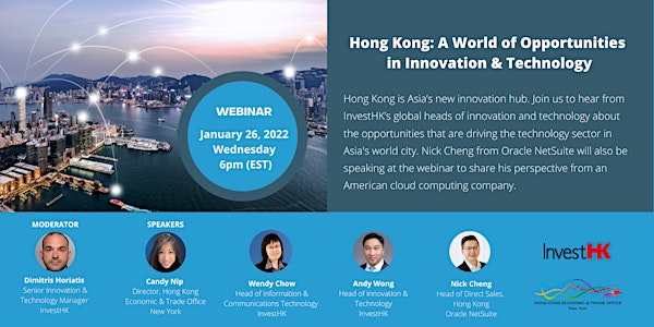 Hong Kong: A World of Opportunities in Innovation & Technology