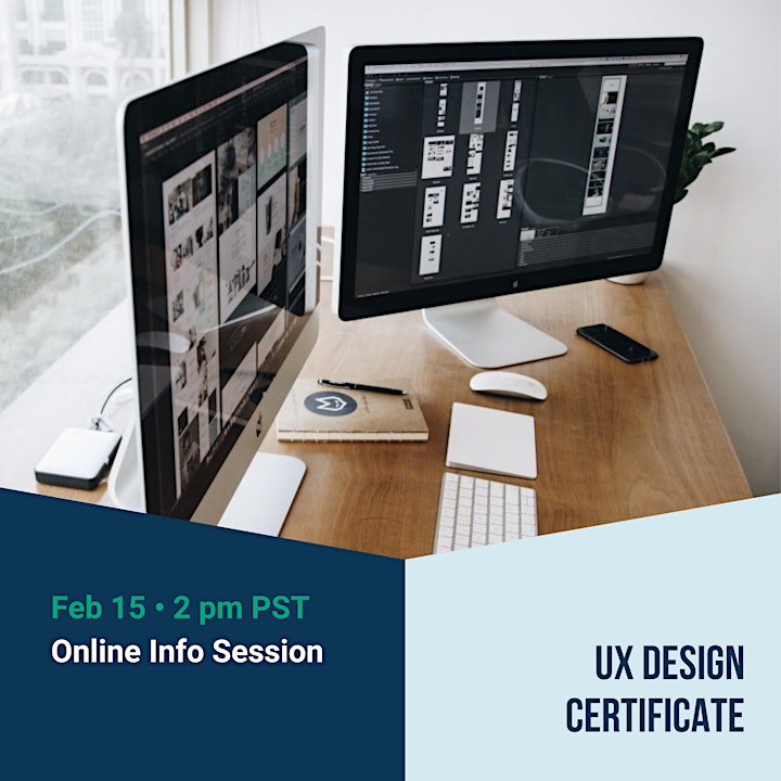 UX Design Certificate Program Live Online Info Session image