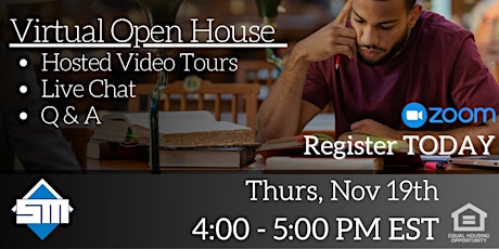 Virtual Open House- Housing Options tickets