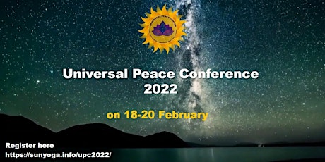Universal Peace Conference 2022 biglietti