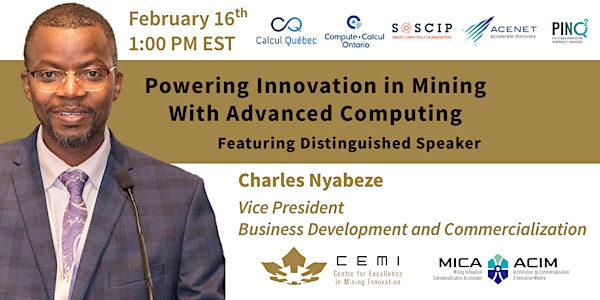 Powering Innovation in Mining With Advanced Computing Feat. Charles Nyabeze