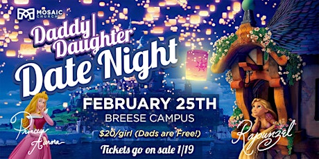 Daddy/Daughter Date Night - BREESE CAMPUS tickets