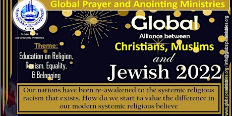 Global Alliance between Christians, Muslims, and Jewish tickets