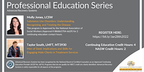 Advanced Recovery Systems Professional Education Series tickets