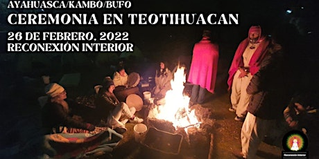 Ceremonia en Teotihuacan con Ayahuasca/Kambó/Bufo boletos