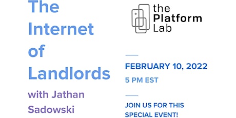 The Internet of Landlords with Jathan Sadowski