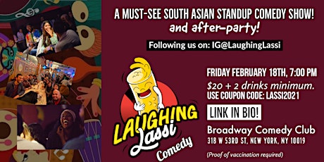 South Asian Standup Comedy Show by Laughing Lassi Comedy! tickets