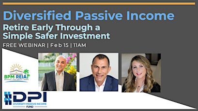 Diversified Passive Income - Retire Early Through a Simple Safer Investment tickets