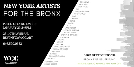 New York Artists For The Bronx tickets