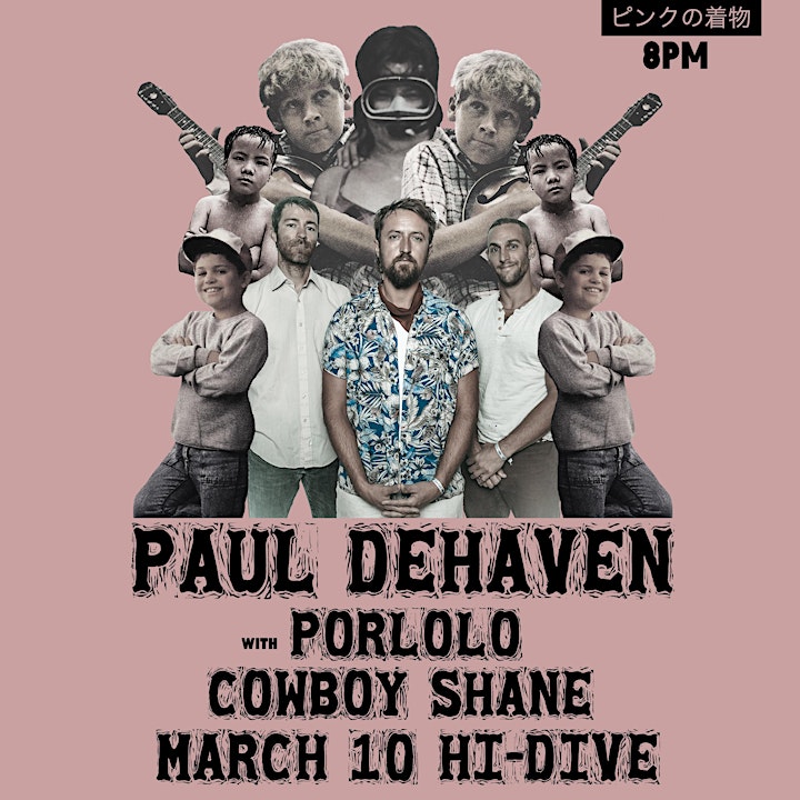 
		Paul DeHaven Album Release Show w/ Porlolo + Cowboy Shane image
