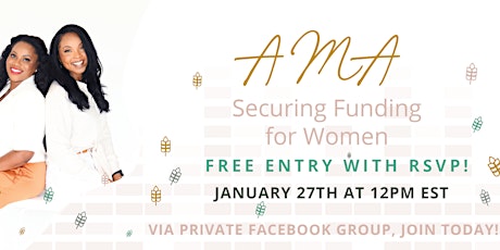AMA Business Funding for Women tickets