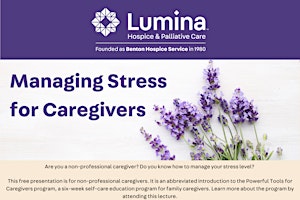 Image principale de Managing Stress for Caregivers