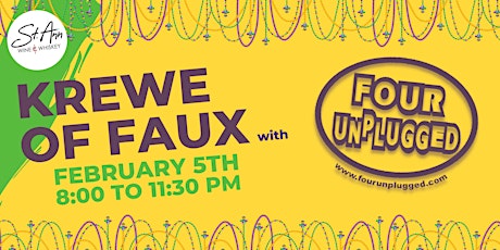 Krewe of Faux Party with Four Unplugged! tickets