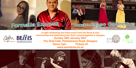 Roma / Irish Night of Celtic Connections in the Community & BEMIS tickets